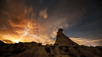 Landscape Thunder, landscape, nature HD wallpaper