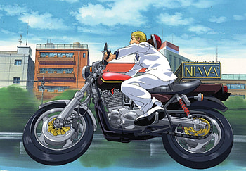 Kawasaki Z2 motorcycle, Great Teacher Onizuka HD wallpaper