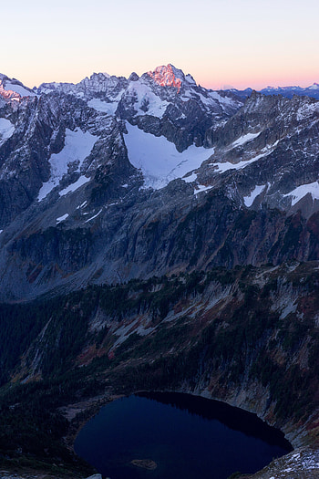 Nature, Sky, Mountains, Vertex, Tops, Snow Covered, Snowbound HD phone wallpaper