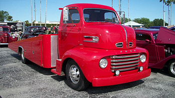 Ford Hauler, Classic, Ramp, Ford, Red HD wallpaper