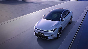 Top View, XPeng P5 sedan HD wallpaper