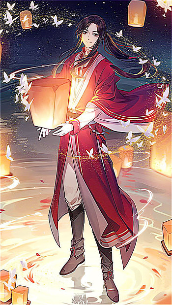 ^_^ pero mejorado xd, tgcf, anime chino, tian guan ci fu, mxtx, hua cheng HD phone wallpaper
