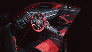 Porsche 911 GT2 RS Interior HD wallpaper