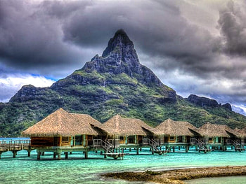 Beach Huts, beautiful HD wallpaper