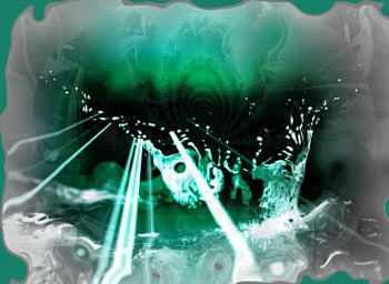 a new creation., blue, strange, weird, tear, smear, gray, drop, light, green, bold, water, drip, create, ice HD wallpaper