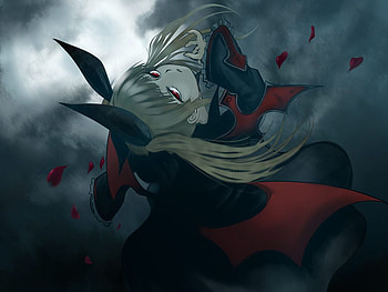 BlazBlue, anime, rachel alucard, girl, vampire HD wallpaper