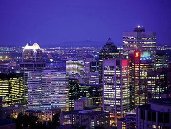 Cities, Building, View From Above, Canada, Skyscrapers, Evening HD wallpaper