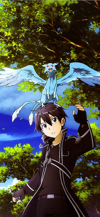 Kirito, Sword Art Online, Animated series, Virtual reality adventures HD phone wallpaper
