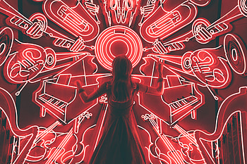 Shine, Light, Miscellanea, Miscellaneous, Girl, Back, Conductor HD wallpaper