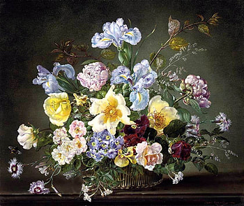 By Cecil Kennedy, still life, painting, art, flower, cecil kennedy HD wallpaper