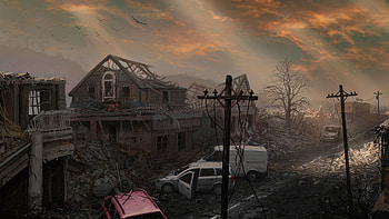 Abandoned City, Backgrounds HD wallpaper
