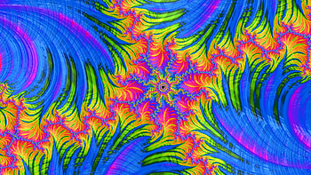 Fractal Art for your - Strong Vivid Rainbow Spectrum, rainbow, colorful, pattern, psychedelic, trippy, Abstract, fractal HD wallpaper