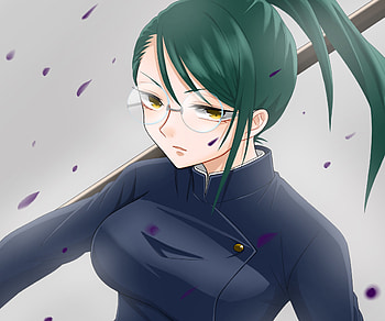 Maki Zenin, Anime, Jujutsu Kaisen 0 HD wallpaper