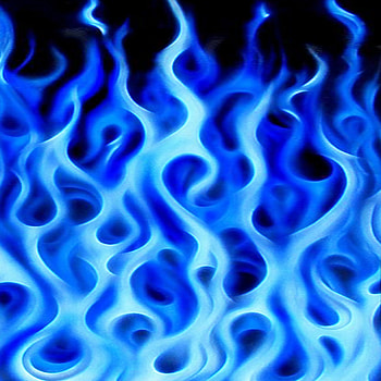 Blue flames bg, background, black, fire HD phone wallpaper