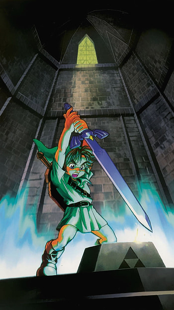 Zelda Ocarina of Time , Gaming nostalgia, Adventures of Link, Musical magic HD phone wallpaper