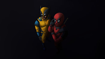 Deadpool And Wolverine Art , deadpool-and-wolverine, deadpool-3, wolverine, deadpool, superheroes, artwork, digital-art, artstation, dark HD wallpaper
