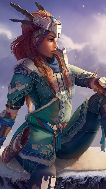 redhead, Aloy (Horizon Series), video game, Horizon Zero Dawn HD phone wallpaper