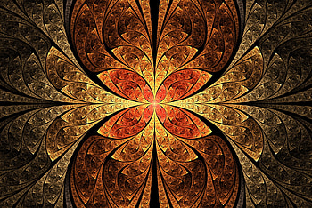 Abstract, Pattern, Fractal, Glow, Digital HD wallpaper