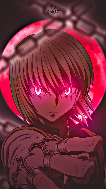 Kurapika, eye, red, animeart HD phone wallpaper