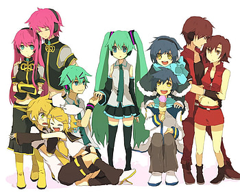 Vocaloid, brothers, sisters, love, sing HD wallpaper