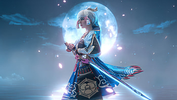 Ayaka From Genshin Impact , genshin-impact, games, 2024-games, cosplay, video-games HD wallpaper