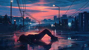 Afraid Of Today, alone, artist, artwork, digital-art, artstation HD wallpaper