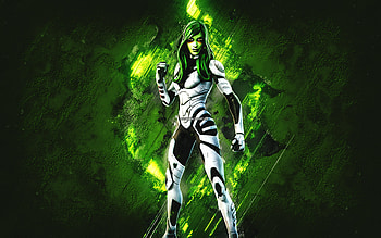 Fortnite Gamora Skin, Fortnite, main characters, green stone background, Gamora, Fortnite skins, Gamora Skin, Gamora Fortnite, Fortnite characters HD wallpaper