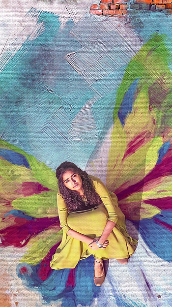 Anupama parmeshwaran, butterfly HD phone wallpaper