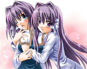 Anime, Clannad, Kyou Fujibayashi, Ryou Fujibayashi, Yuri HD wallpaper