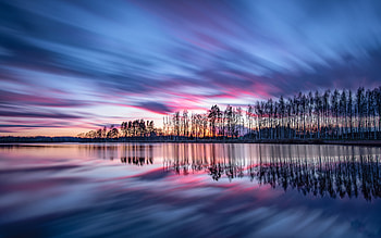 Sweden, nature, reflection HD wallpaper