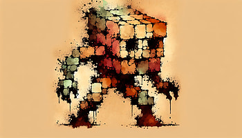 Dynamic Cube Creature - Ultra, Abstract, colorful, cube, artistic HD wallpaper