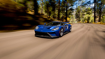 Ford GT, race, Forza Horizon, video game, Ford HD wallpaper