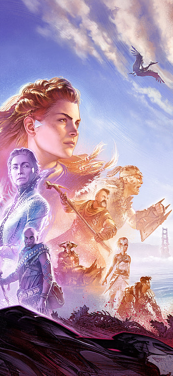 Horizon Forbidden West, video game, Horizon Forbidden West HD phone wallpaper