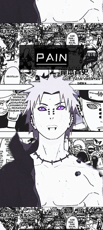 Pain Nagato, animé, graph, Naruto, anime HD phone wallpaper