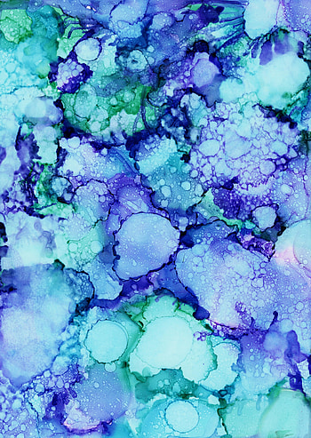 Bluish, abstraction, spots, paint HD phone wallpaper