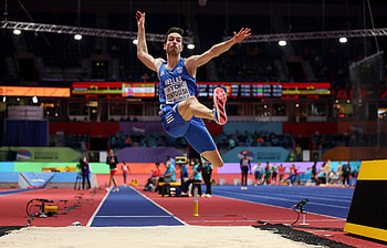 2022 World Athletics Indoor Championships, Long Jump HD wallpaper