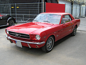 Ford, Mustang, Cars, Front View, 1965, Hard Roof HD wallpaper