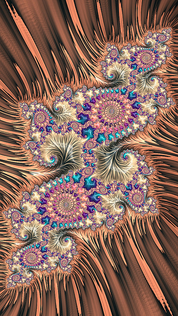 Fractal Art Trippy Psychedelic Background for Smart, colors, psychedelic, trippy, Abstract, fractal HD phone wallpaper