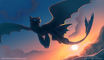 Toothless (How To Train Your Dragon), How To Train Your Dragon, Movie, How To Train Your Dragon: The Hidden World HD wallpaper