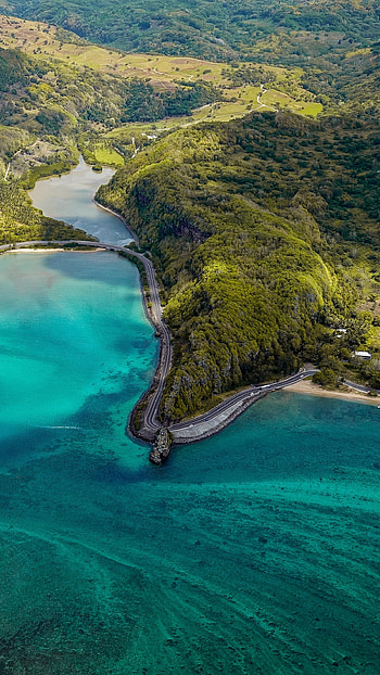 Mauritius Island, Awe-inspiring landscapes, Tropical paradise, Exquisite beauty HD phone wallpaper