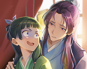 Maomao & Jinshi, Maomao (The Apothecary Diaries), Jinshi (The Apothecary Diaries), Anime, The Apothecary Diaries HD wallpaper