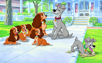 Lady and the Tramp, Scamp's adventure, Sequel , Disney magic HD wallpaper
