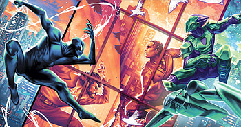 Ultimate Spider-man & Ultimate Green Goblin, spider man, Ultimate Spider-Man, Green Goblin HD wallpaper