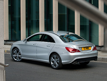 Cars, Back View, Rear View, Mercedes-Benz, Silver, Silvery, Cla 180 HD wallpaper