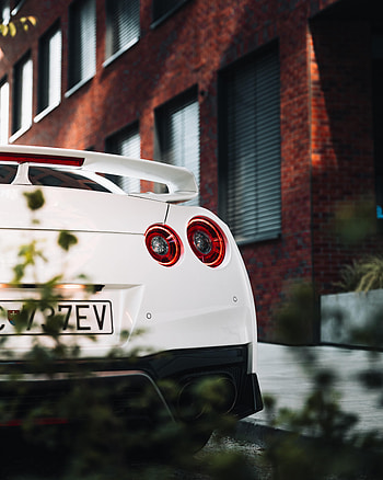 Sports, Cars, Car, Machine, Sports Car, Back View, Rear View, Headlight, Spoiler HD phone wallpaper