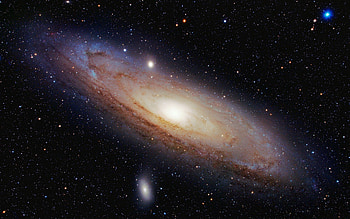 Andromeda, star, space, galaxy HD wallpaper