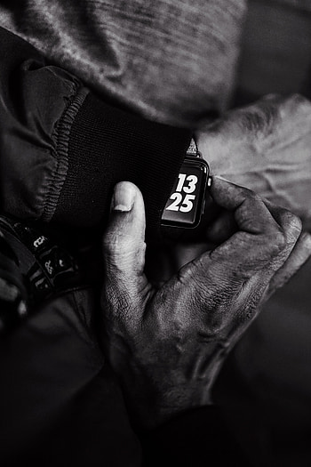 Clock, Miscellanea, Miscellaneous, Hands, Bw, Chb, It's Time, Time, Accessory HD phone wallpaper