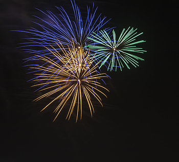 Holidays, Night, Salute, Sparks, Fireworks, Firework HD wallpaper