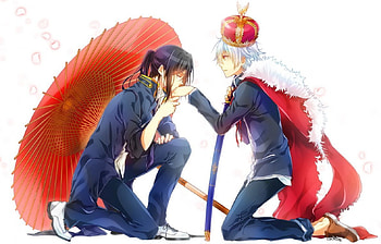 Project Key, k, king, parasol, silver king, katana HD wallpaper