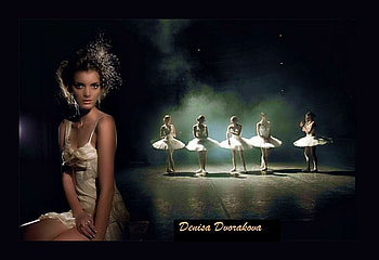 Denisa Dvorakova, dance, art, ballet, beauty HD wallpaper